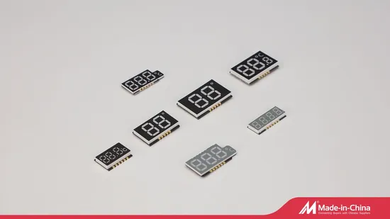 Custom 8 Digits SMD LED Display with Side Pins RoHS Compliant