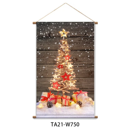 Оптовая продажа светодиодной вешалки Санта-Клауса и снеговика для украшения комнаты
